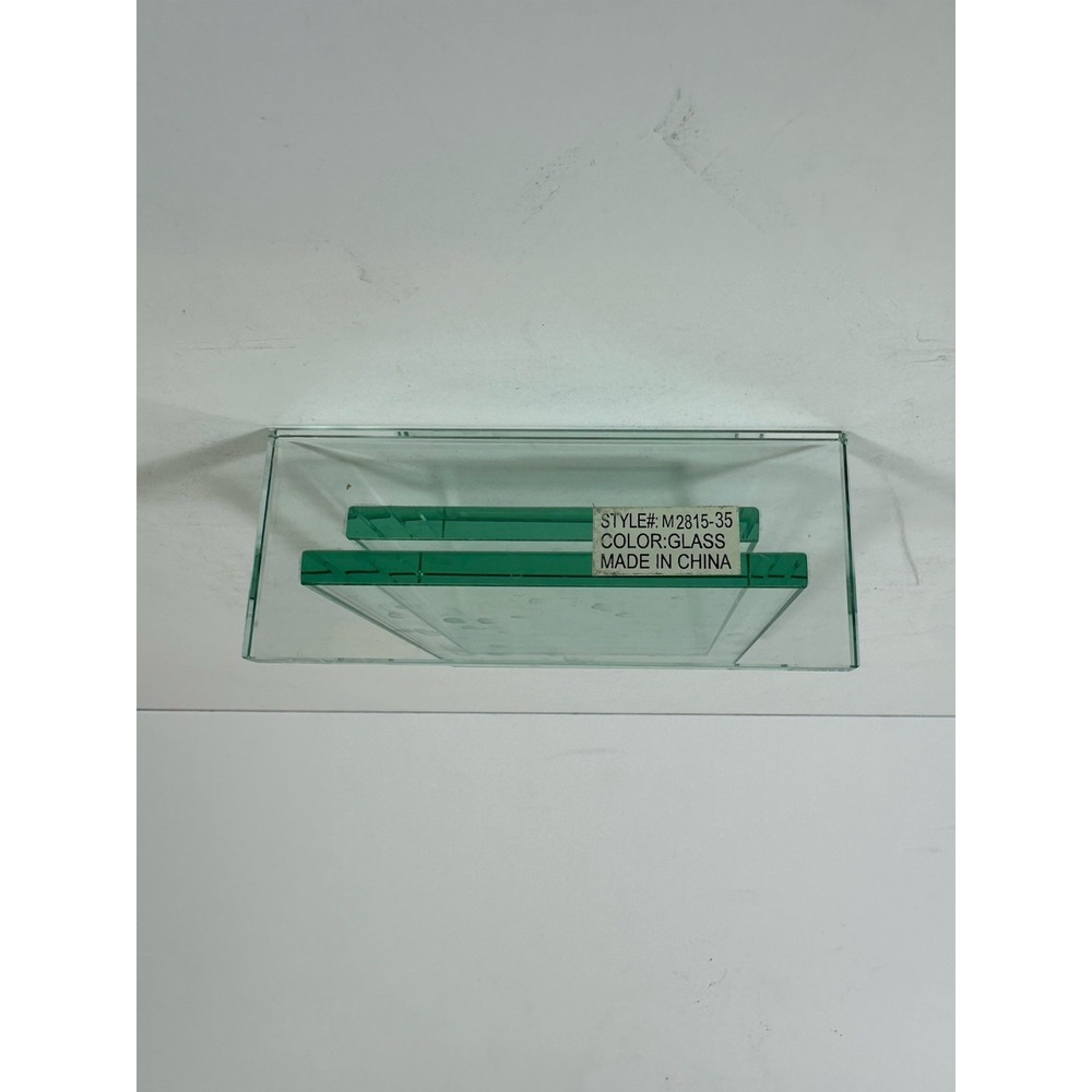 Jade Green Glass Picture Frame 3.5 X 5 Photo Free Standing Table Top Modern - Picture 5 of 7